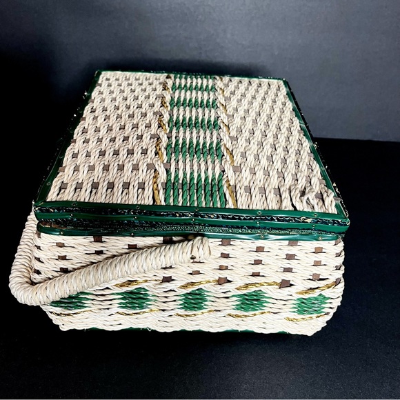 Dritz vintage square sewing basket #984 Made in Japan - Picture 3 of 15